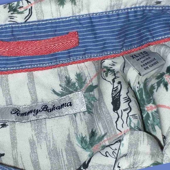 Tommy Bahama Hawaiian Girls Shirt Size XL - Picture 5 of 5